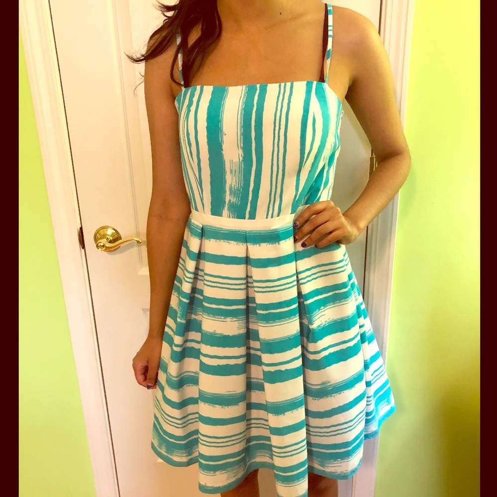 Blue & White Dress!!
